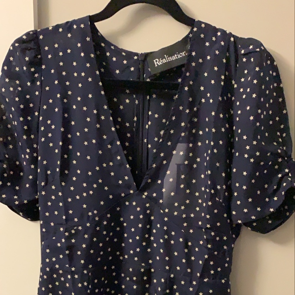 🛑SOLD🛑Realisation Par Ozzie Dress in Navy Star
